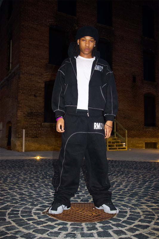 Stitched “RMDY” Black Set