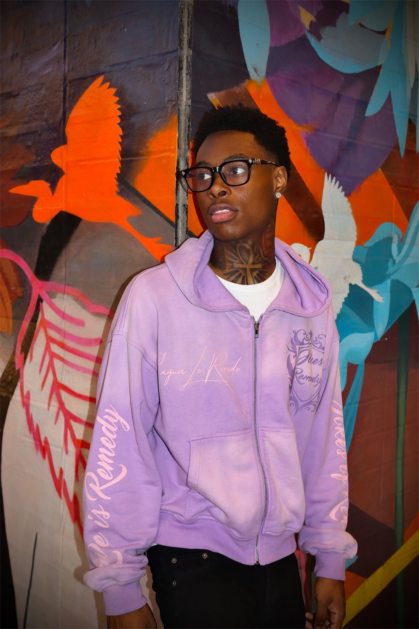Lost Royalty "Purple" Zip Up