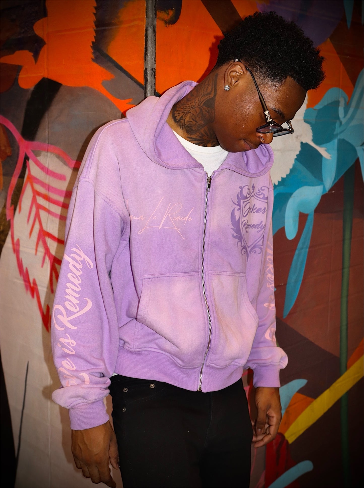 Lost Royalty "Purple" Zip Up