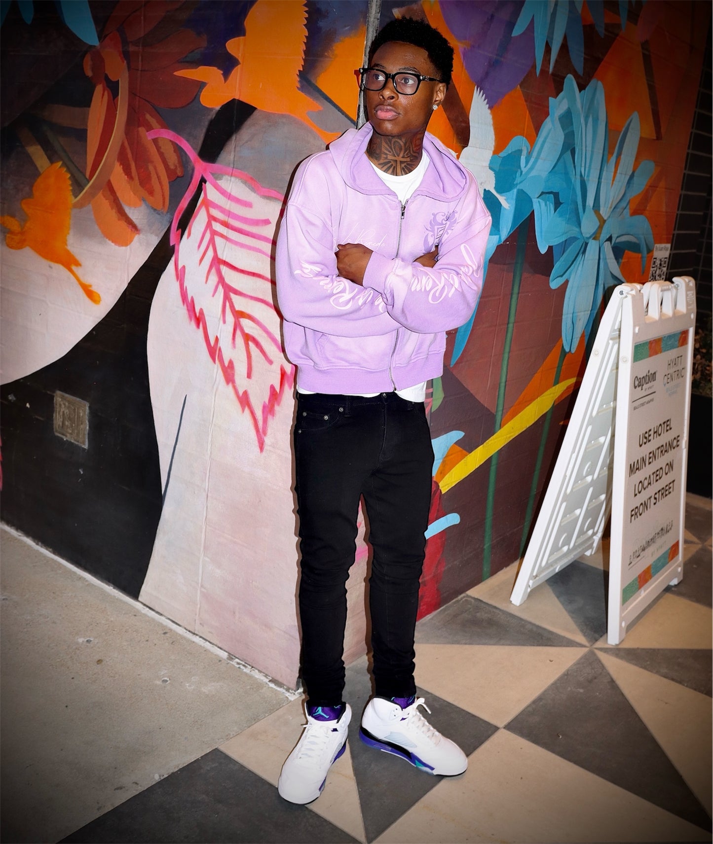 Lost Royalty "Purple" Zip Up