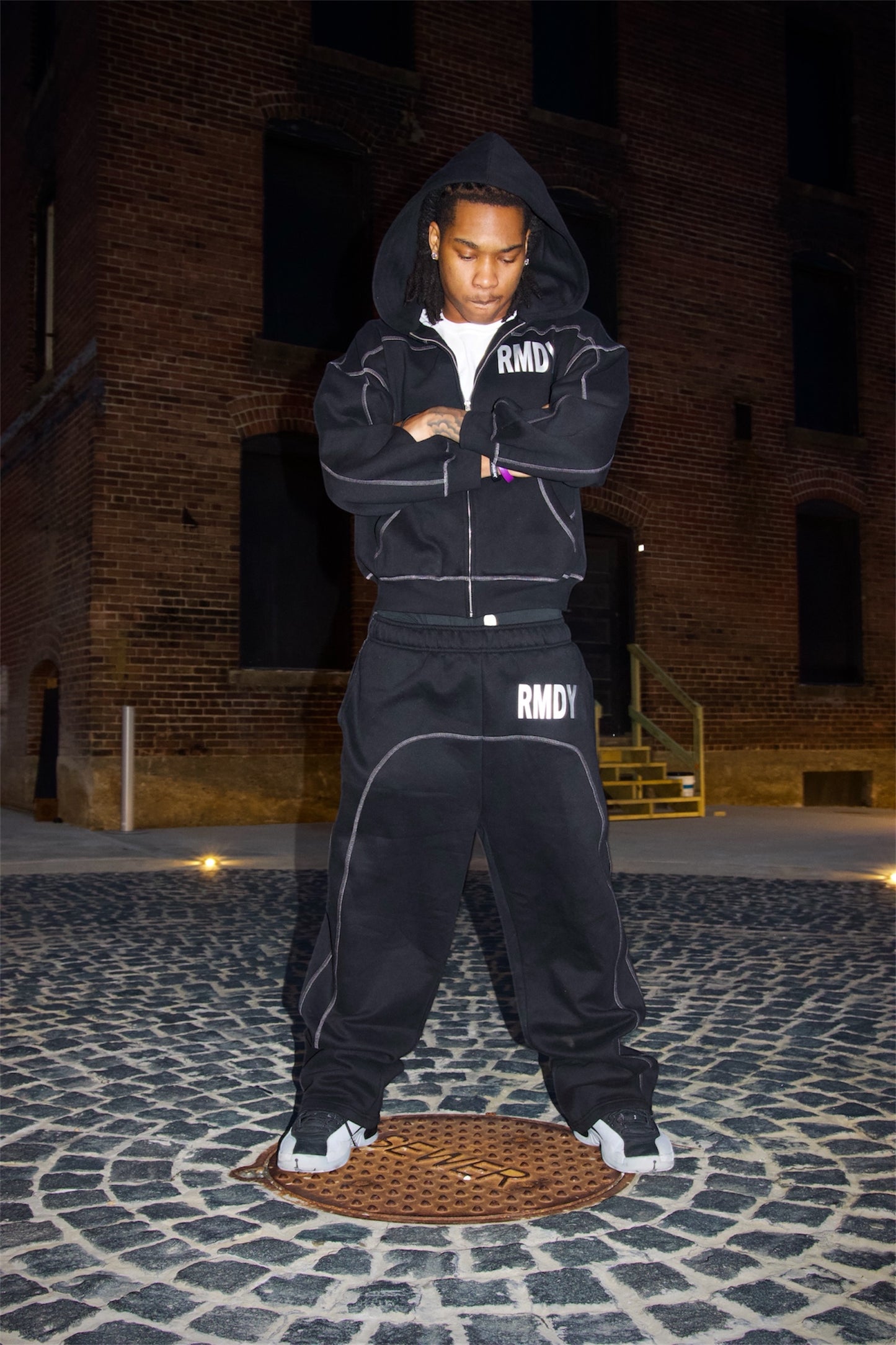 Stitched “RMDY” Black Set