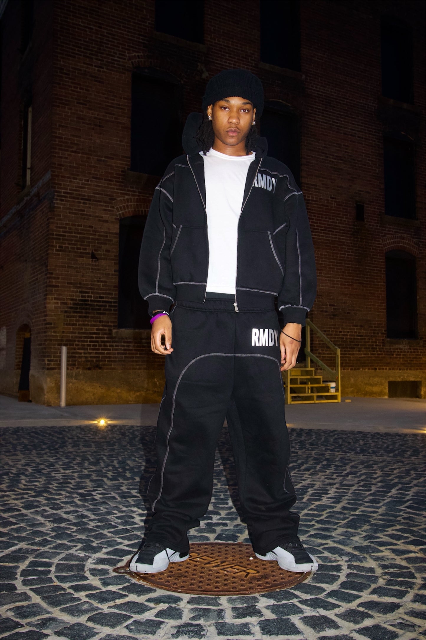 Stitched “RMDY” Black Set