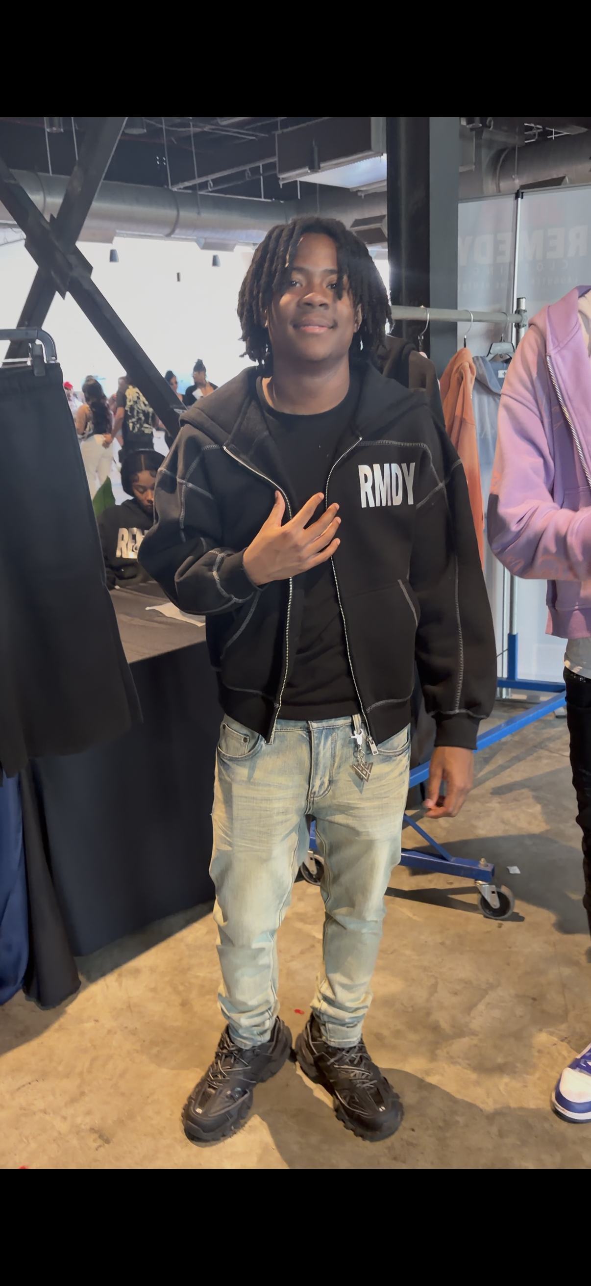 Black RMDY” Set Jacket