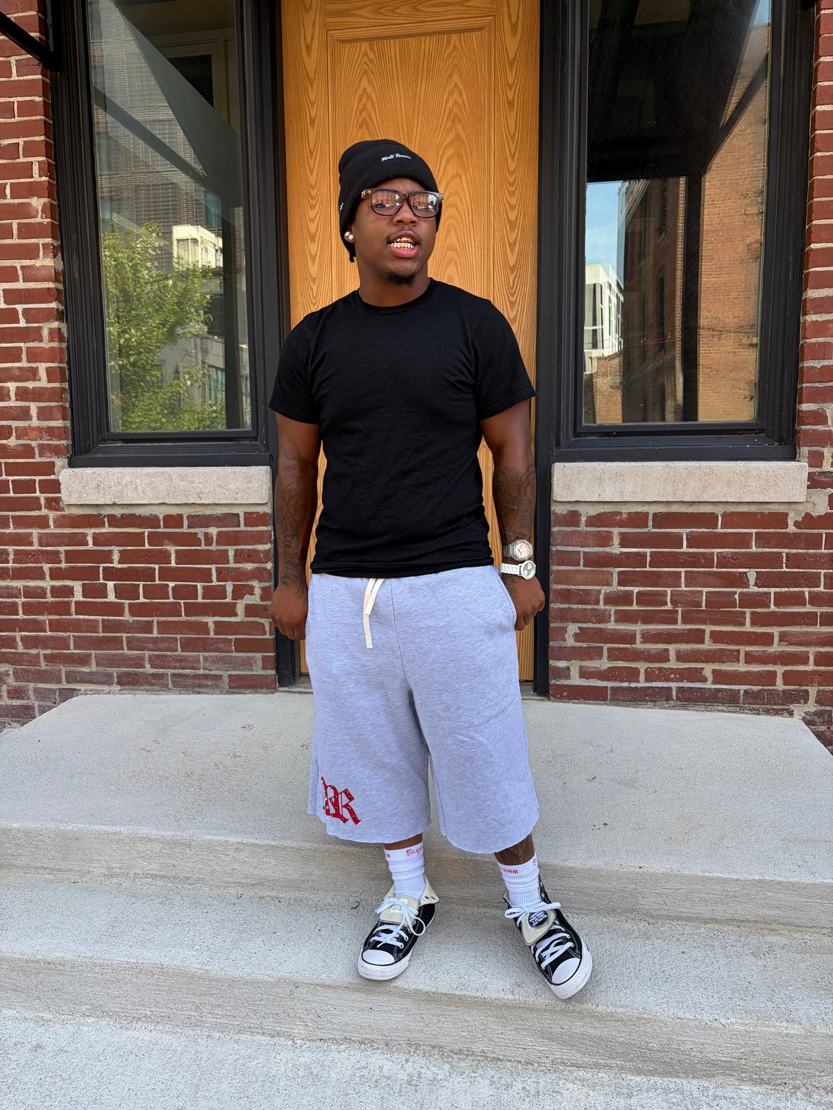 GREY “JR” JORTS