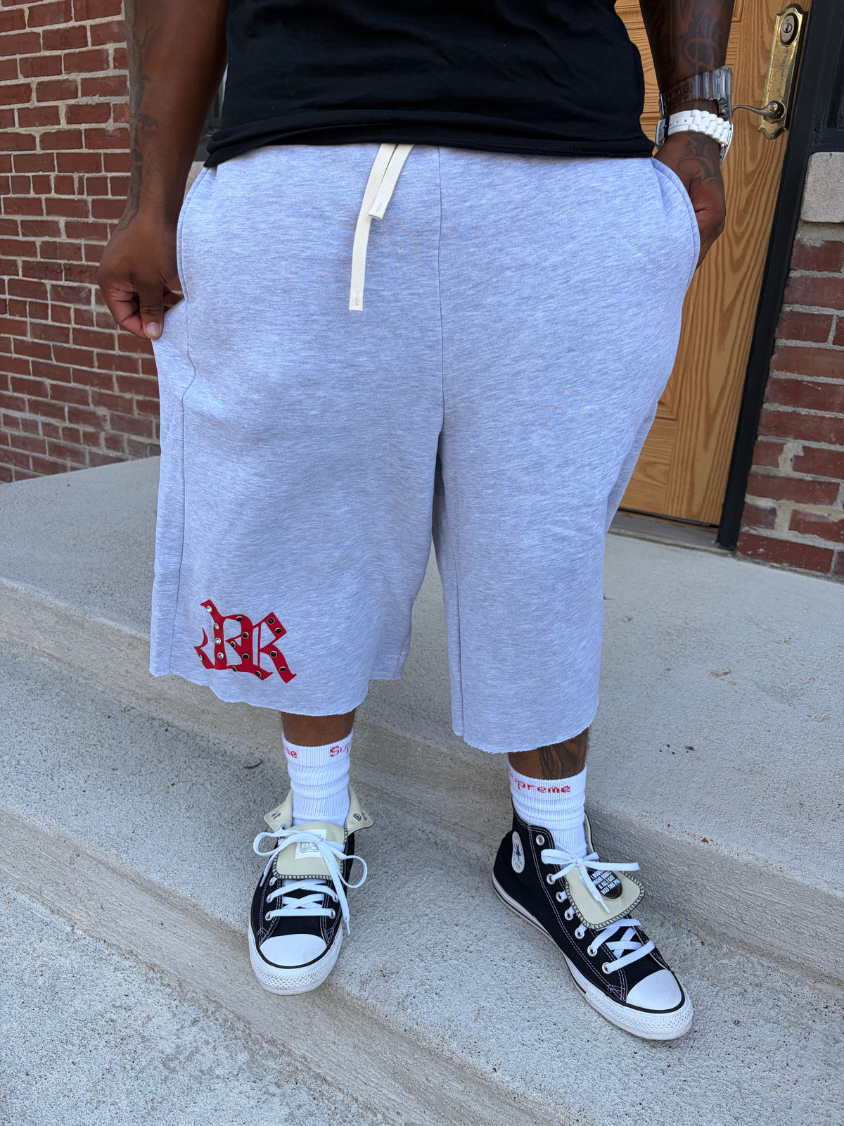 GREY “JR” JORTS