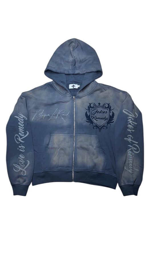 Lost Royalty "Navy Blue" Zip Up