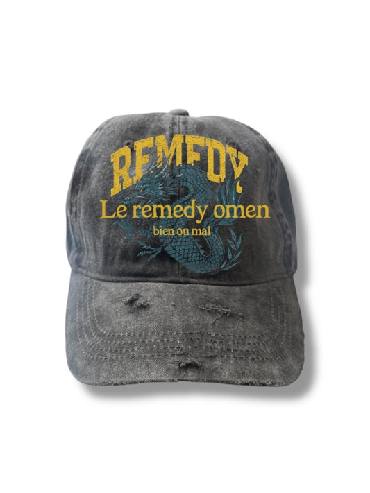 Vintage Omen Distressed Caps