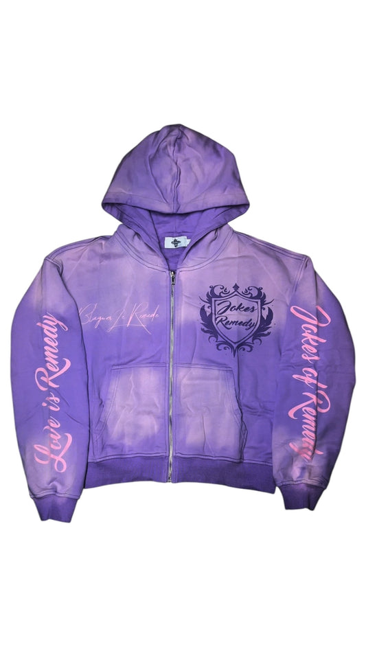 Lost Royalty "Purple" Zip Up