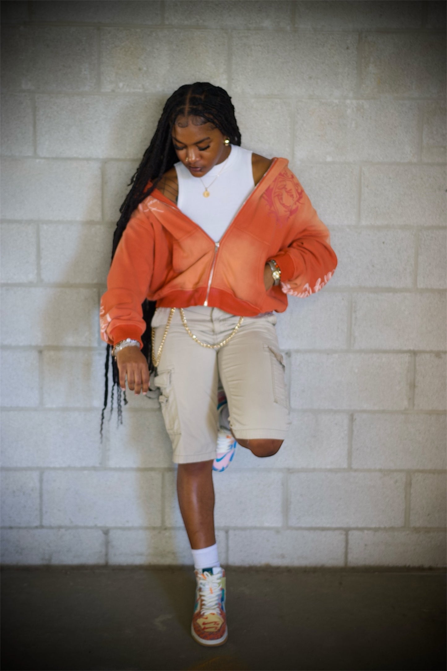 Lost Royalty "Orange" Zip UP