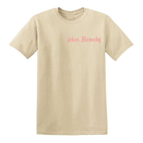 Sand/Pink Short Sleeve T-Shirt