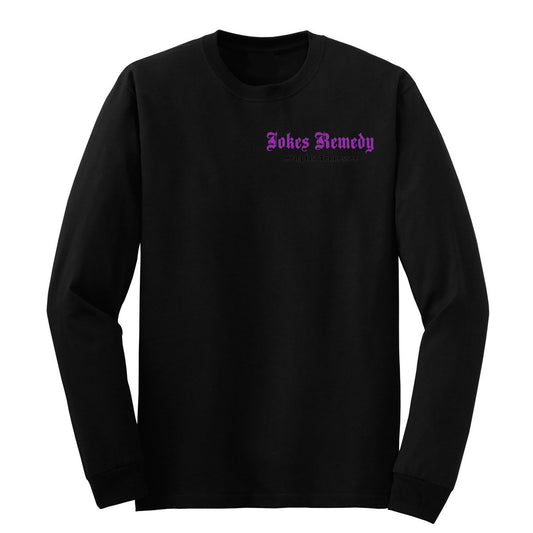 Black/Purple Long Sleeve T-Shirt
