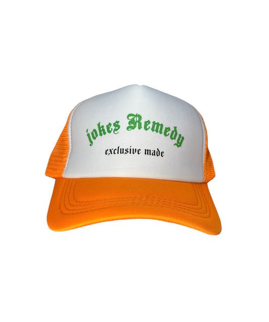 Orange and Trucker Hat