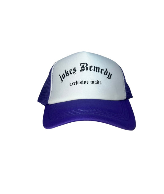 Purple/Black/White Trucker Hat