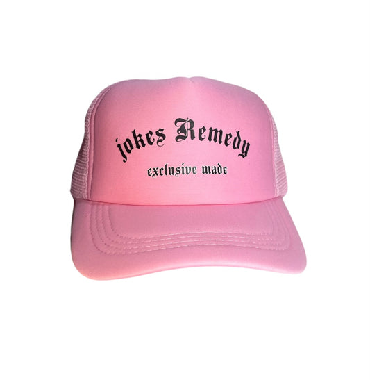 Pink and Black Trucker Hat